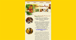 Desktop Screenshot of marinades.co.uk